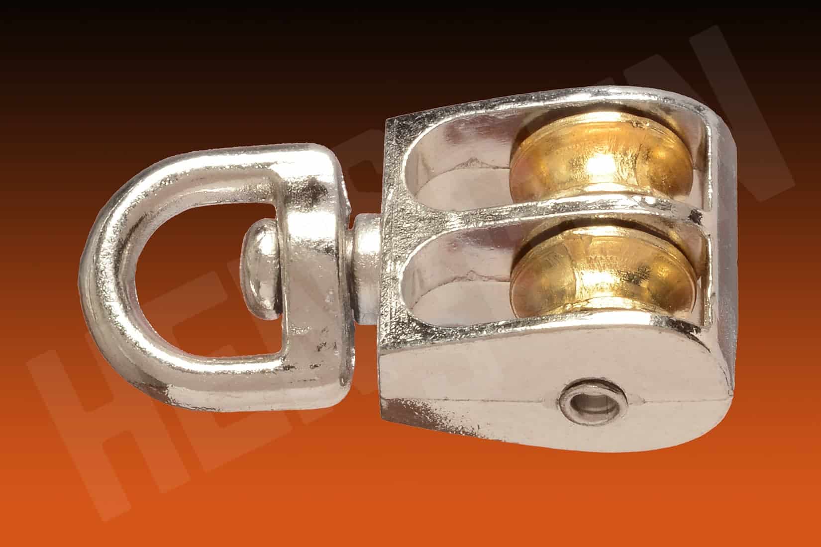 Swivel Eye Double Pulley