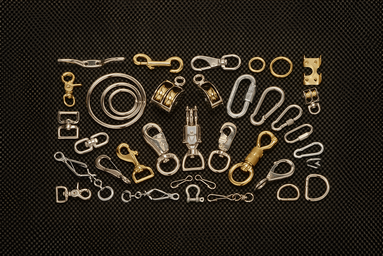 groupB Snap Hooks, rings, dees, rigging hardware, carabiners, clips, trigger snaps and more